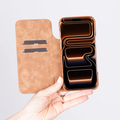 Sonat Leather iPhone 18 Pro / 17 Pro Folio Case
