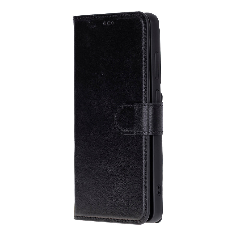 Magic Abnehmbar Leder Wallet Case für Samsung Galaxy S26 Ultra aus echtem Leder