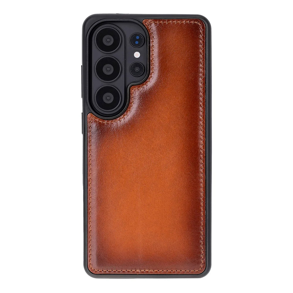 Magic Abnehmbar Leder Wallet Case für Samsung Galaxy S26 Ultra aus echtem Leder