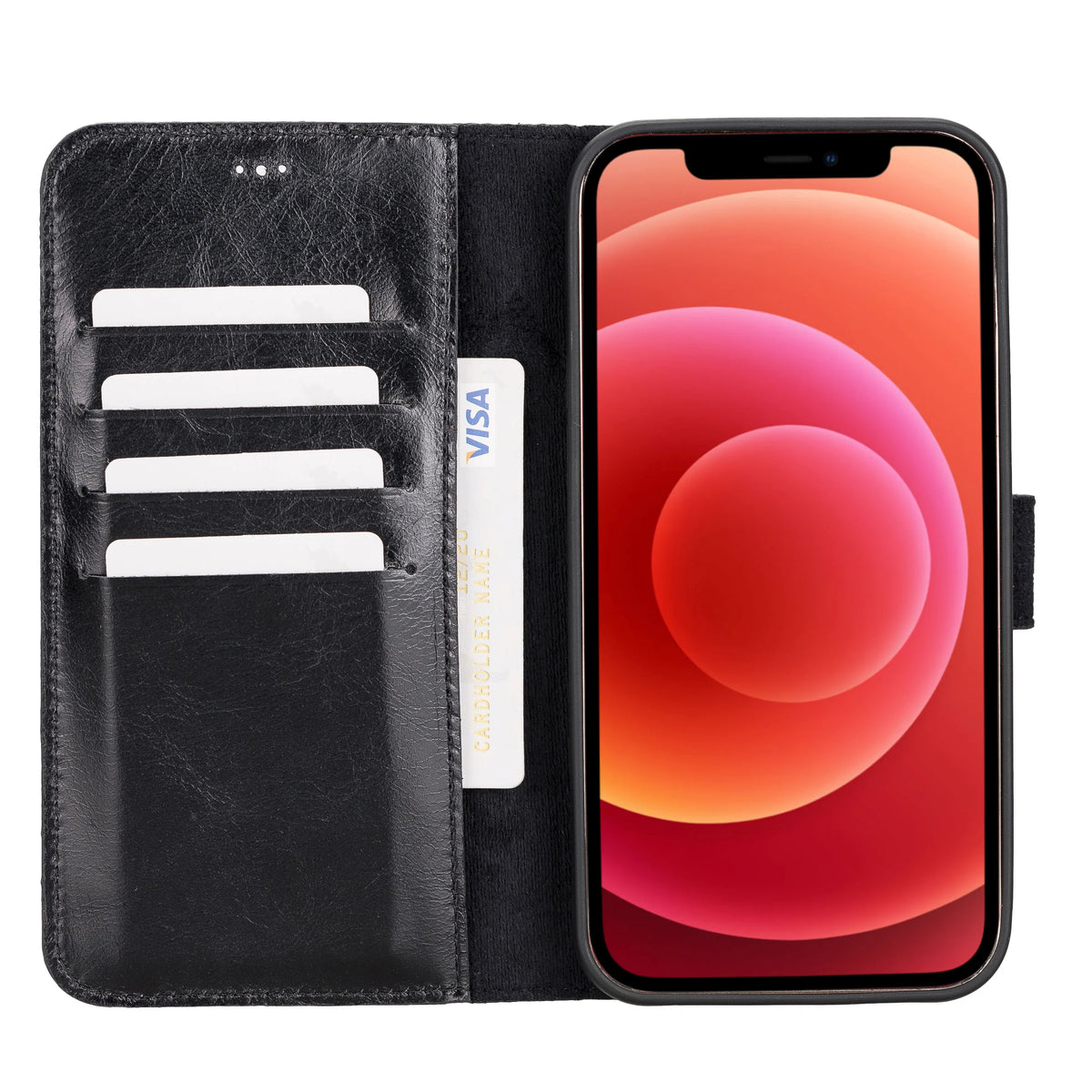 Apple iPhone 12 Series Detachable Leather Case / MW iPhone 12 Pro Max 6.7" / FL1