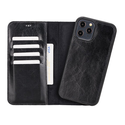 Apple iPhone 12 Series Detachable Leather Case / MW iPhone 12 Pro Max 6.7" / FL1