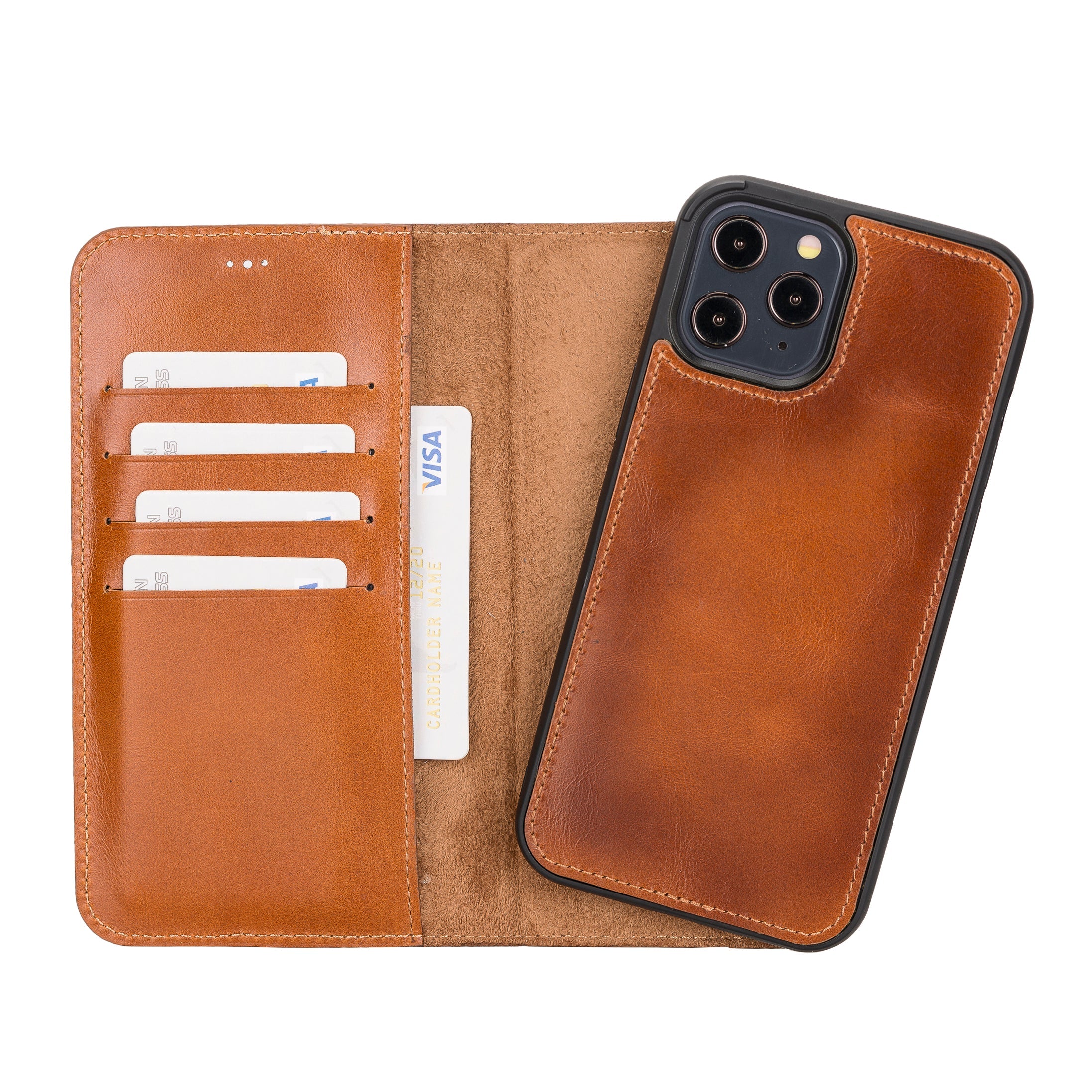 Apple iPhone 12 Series Detachable Leather Case / MW iPhone 12 Pro Max 6.7" / FL1