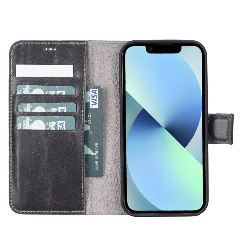 Apple iPhone 12 Series Detachable Leather Case / MW iPhone 12 Pro Max 6.7" / FL1