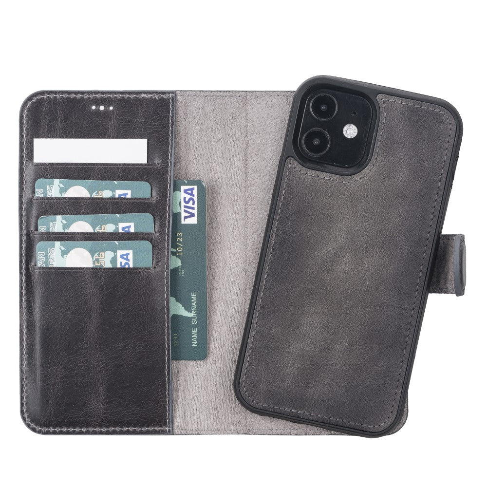 Apple iPhone 12 Series Detachable Leather Case / MW iPhone 12 Pro Max 6.7" / FL1