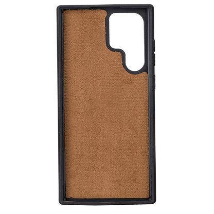 Magic Abnehmbar Leder Wallet Case für Samsung Galaxy S23 Ultra aus echtem Leder