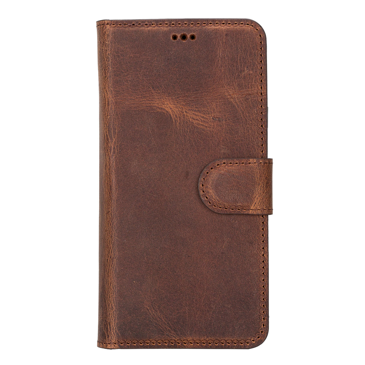 Magic Abnehmbar Leder Wallet Case für Samsung Galaxy S23 aus echtem Leder