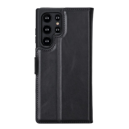 Magic Samsung Galaxy S22 Ultra Leather Detachable Wallet Case