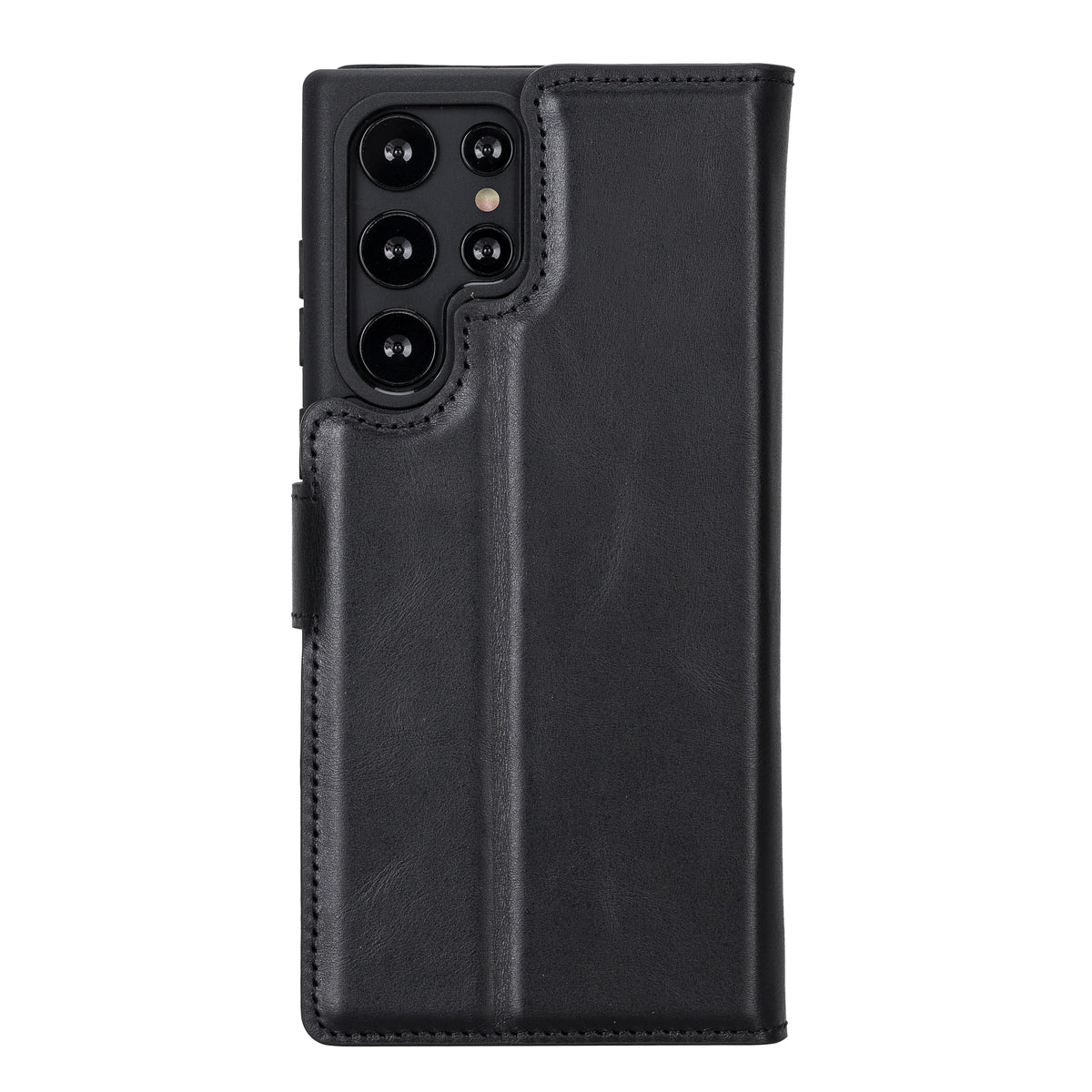 Magic Abnehmbar Leder Wallet Case für Samsung Galaxy S23 Ultra aus echtem Leder
