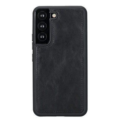 Magic Abnehmbar Leder Wallet Case für Samsung Galaxy S22 aus echtem Leder