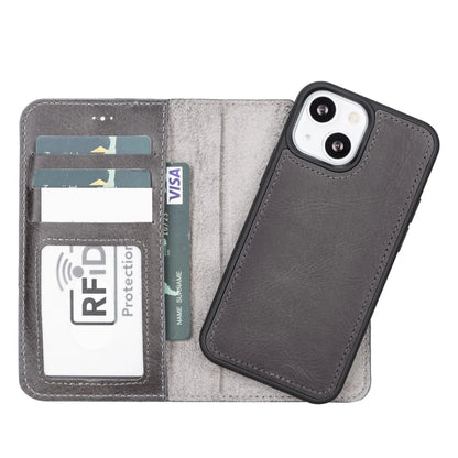 Apple iPhone 13 Series Detachable Leather Case RFID/ MWW iPhone 13 6.1" / RST2EF