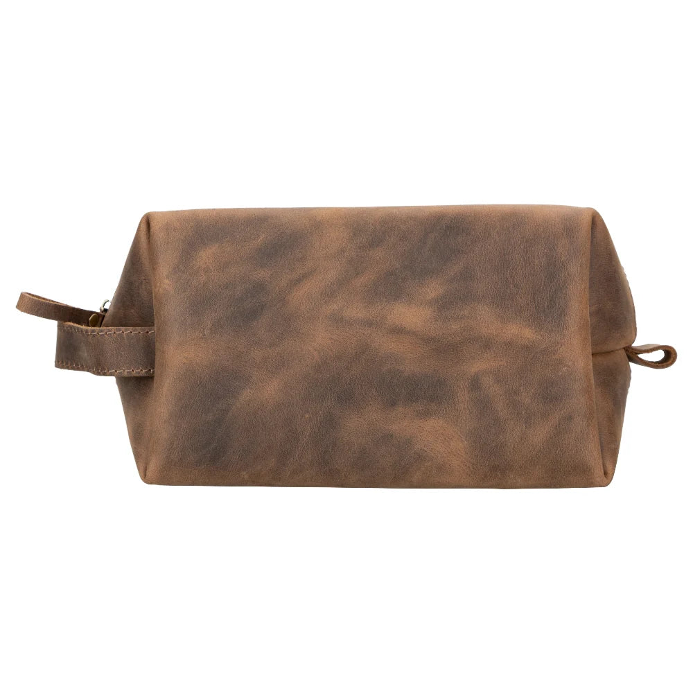 Eve Dopp Kit, Medium Kulturbeutel aus echtem Leder aus echtem Leder