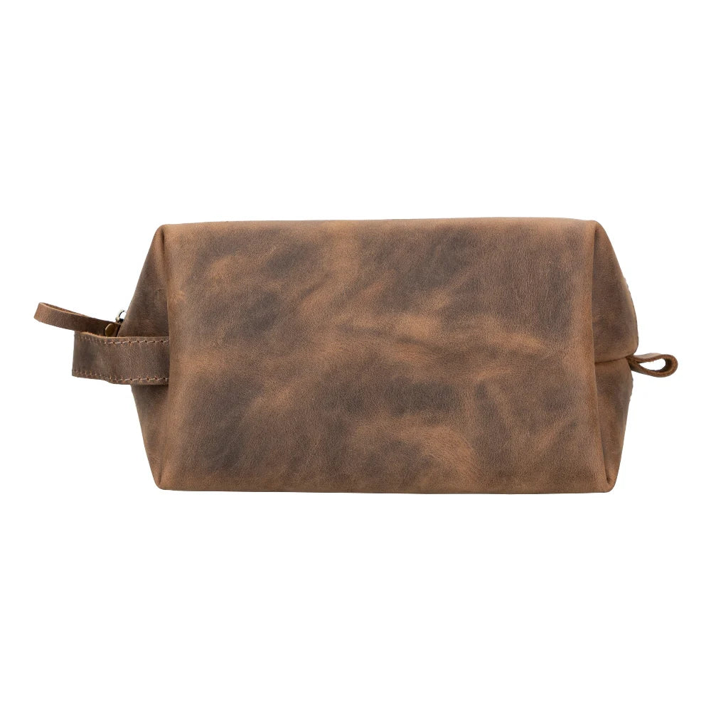 Eve Dopp Kit, Large Kulturbeutel aus echtem Leder aus echtem Leder