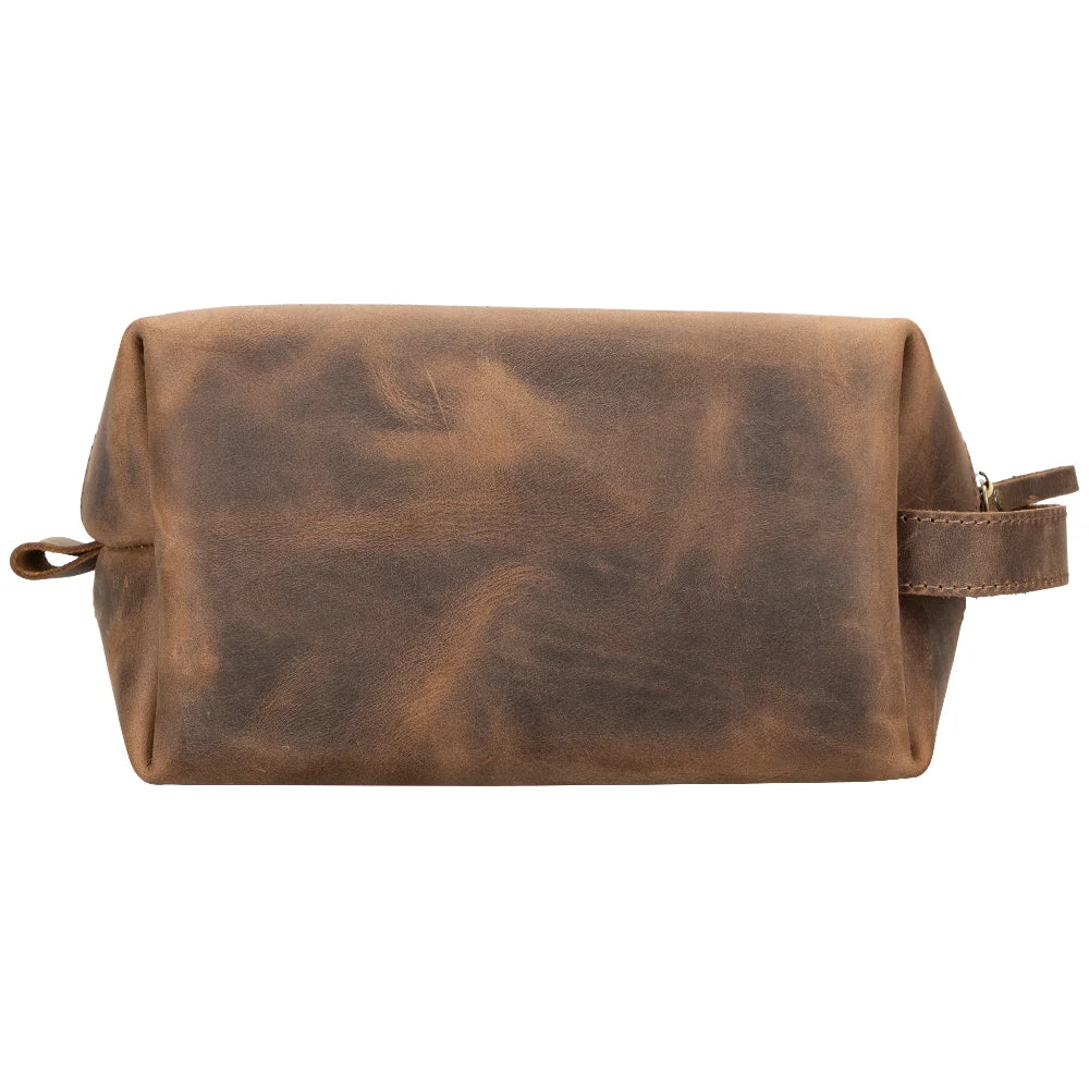 Eve Dopp Kit, X Large Kulturbeutel aus echtem Leder aus echtem Leder