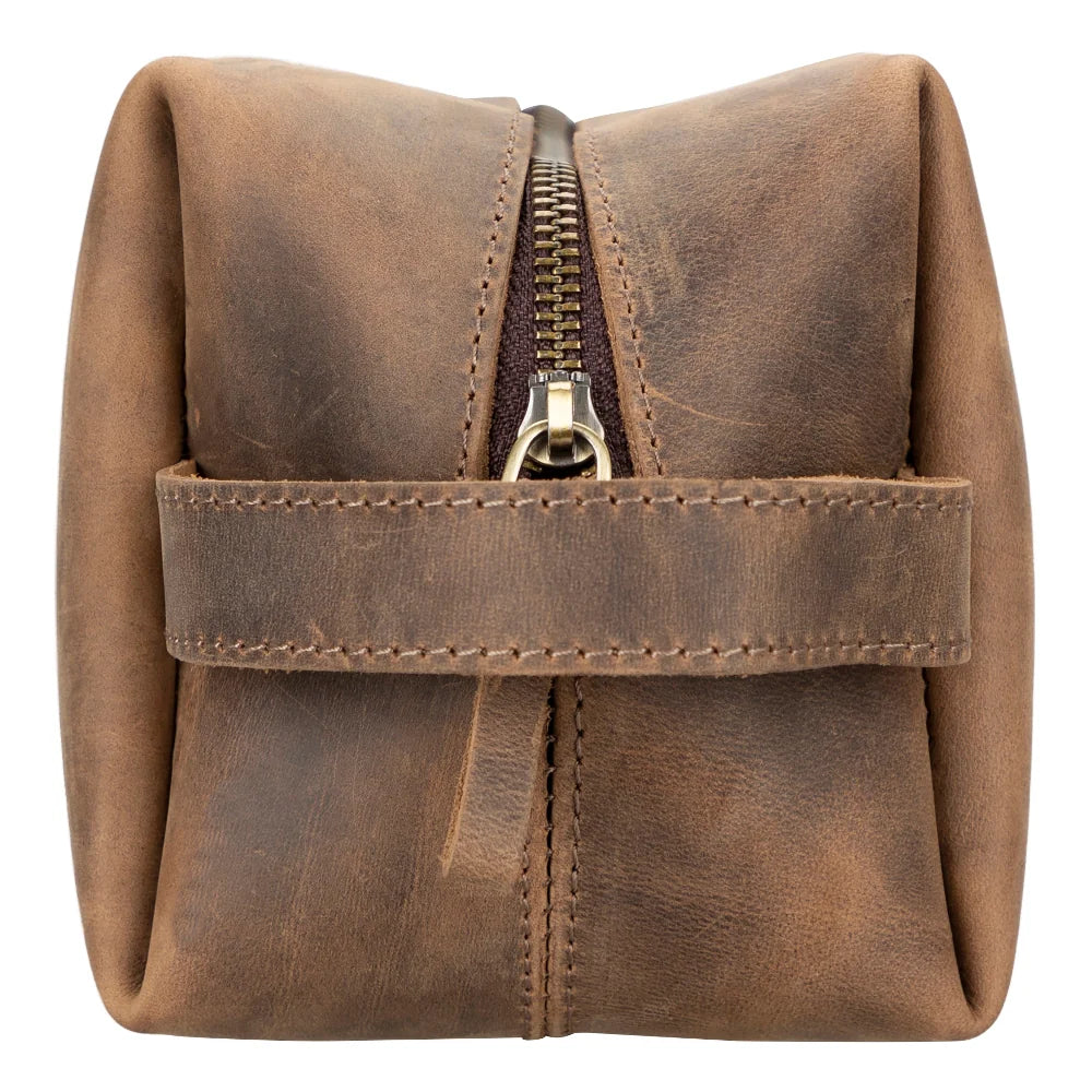 Eve Dopp Kit, Large Kulturbeutel aus echtem Leder aus echtem Leder