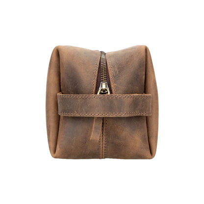 Eve Dopp Kit, Medium Kulturbeutel aus echtem Leder aus echtem Leder