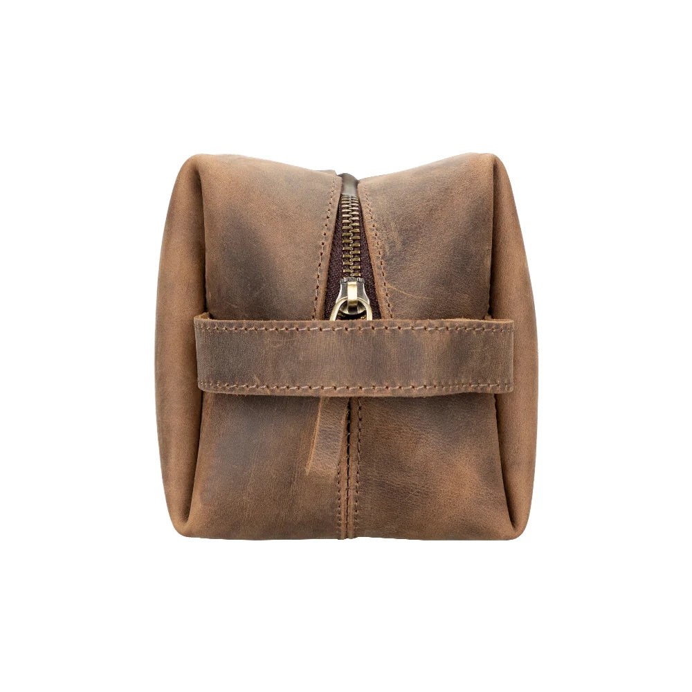 Eve Dopp Kit, Large Kulturbeutel aus echtem Leder aus echtem Leder