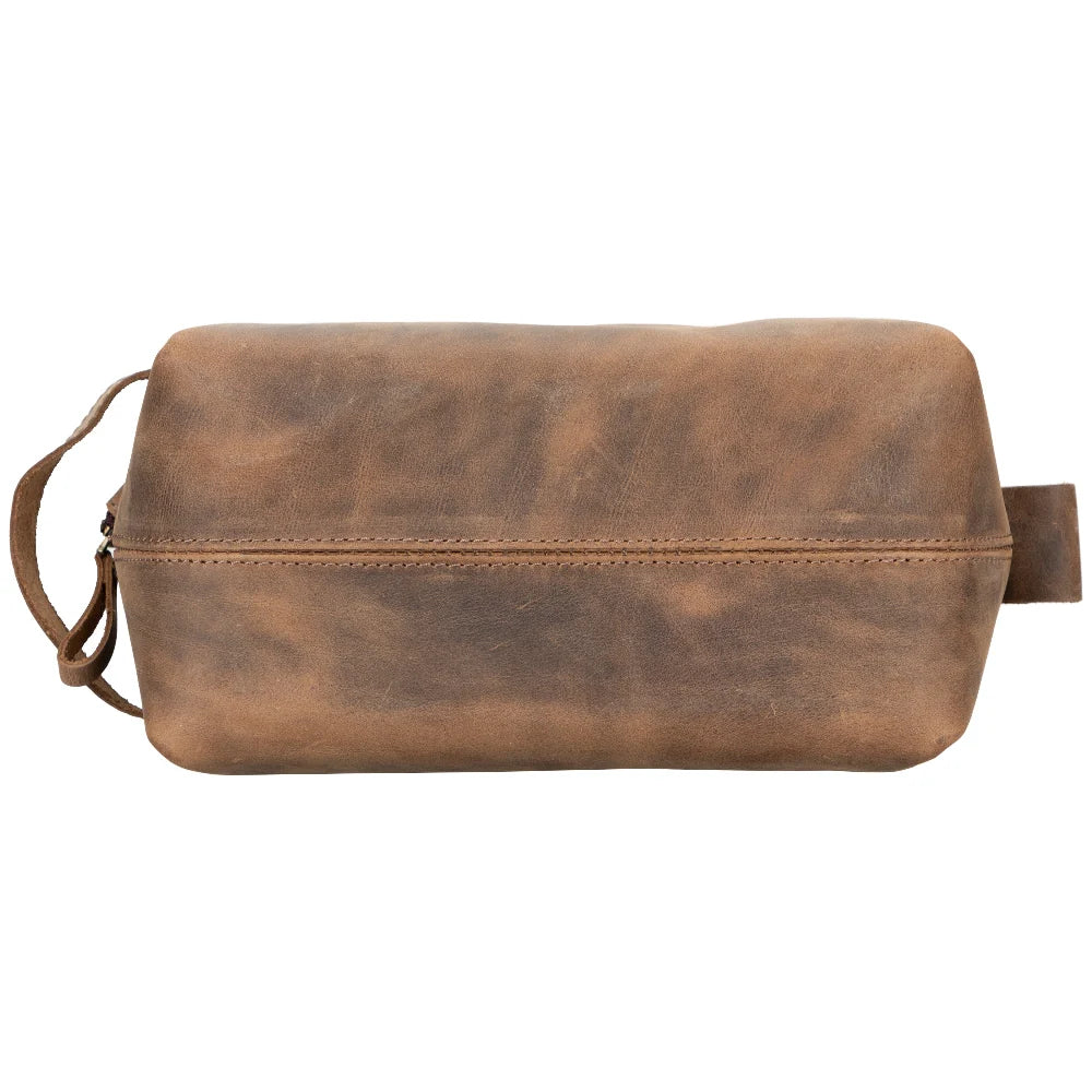 Eve Dopp Kit, Large Kulturbeutel aus echtem Leder aus echtem Leder