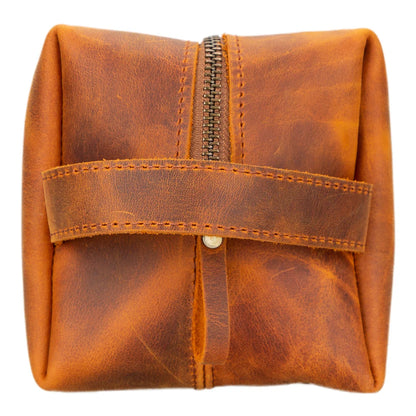Eve Dopp Kit, Large Kulturbeutel aus echtem Leder aus echtem Leder