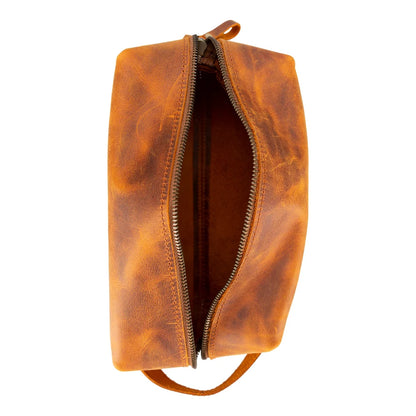 Eve Dopp Kit, Large Kulturbeutel aus echtem Leder aus echtem Leder
