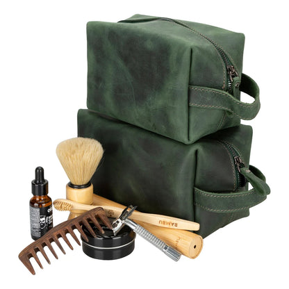 Eve Dopp Kit, Medium Kulturbeutel aus echtem Leder aus echtem Leder