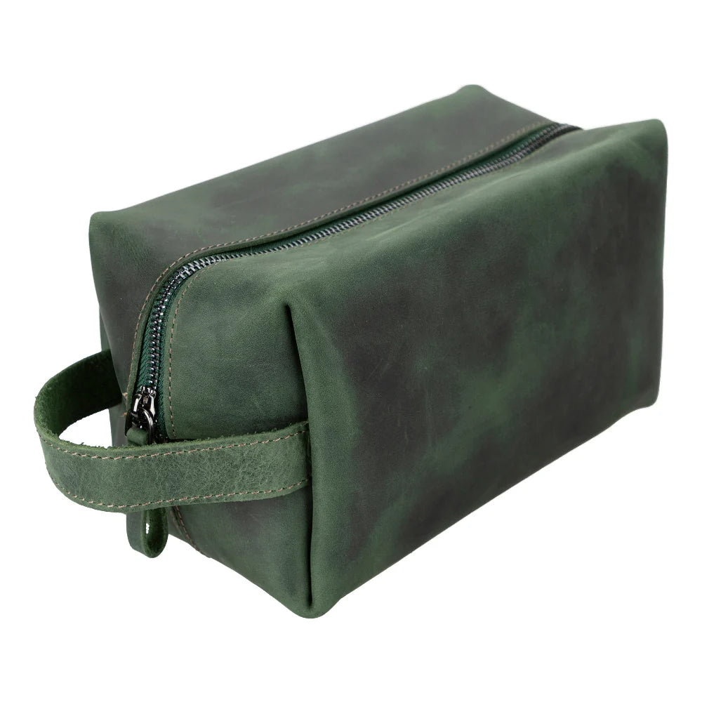 Eve Dopp Kit, Large Kulturbeutel aus echtem Leder aus echtem Leder
