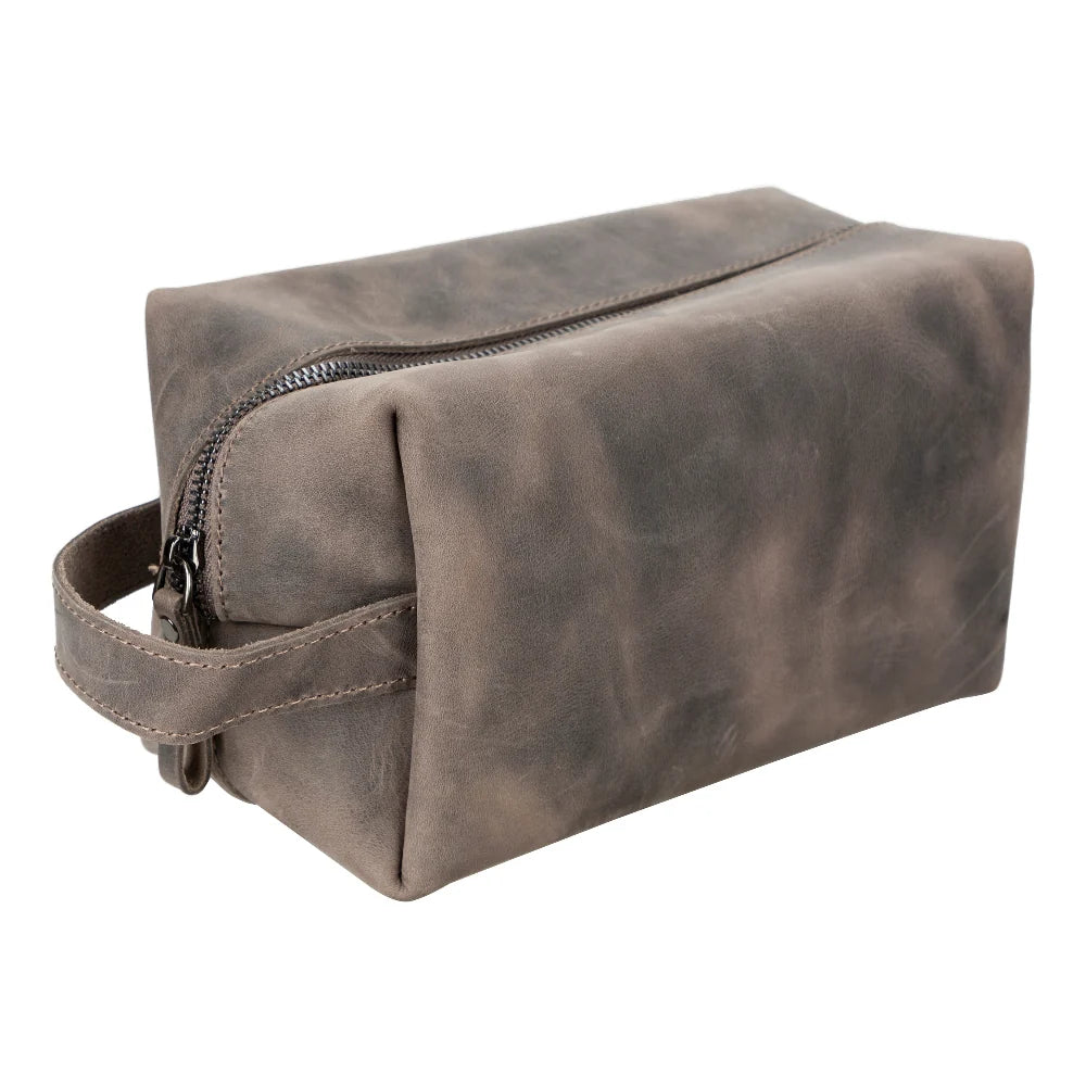 Eve Dopp Kit, X Large Kulturbeutel aus echtem Leder aus echtem Leder