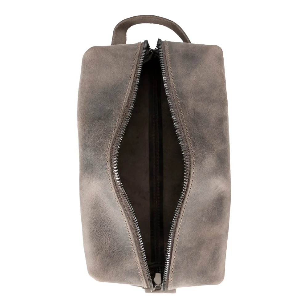 Eve Dopp Kit, Large Kulturbeutel aus echtem Leder aus echtem Leder