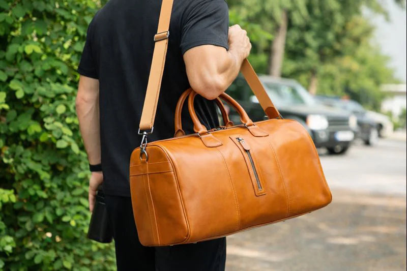Dolly Wochenend Duffle Weekender aus echtem Leder aus echtem Leder
