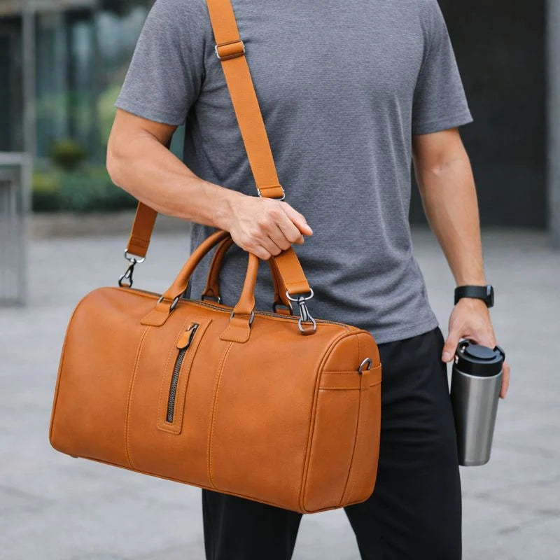 Dolly Wochenend Duffle Weekender aus echtem Leder aus echtem Leder