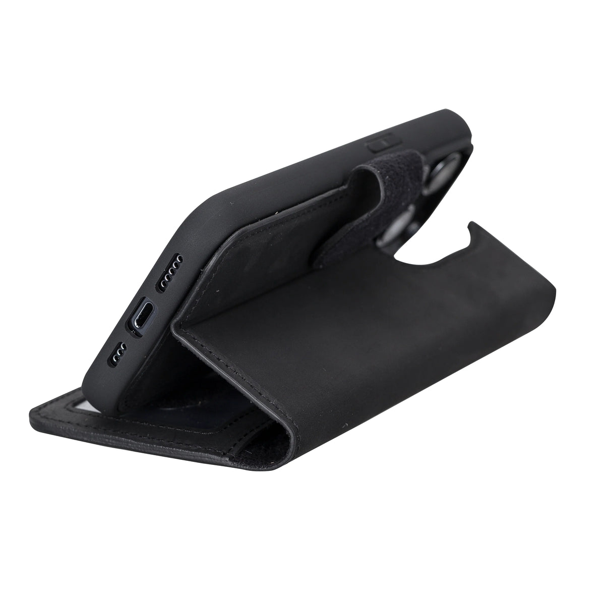 Liluri iPhone 14 Pro Detachable Leather Wallet Case