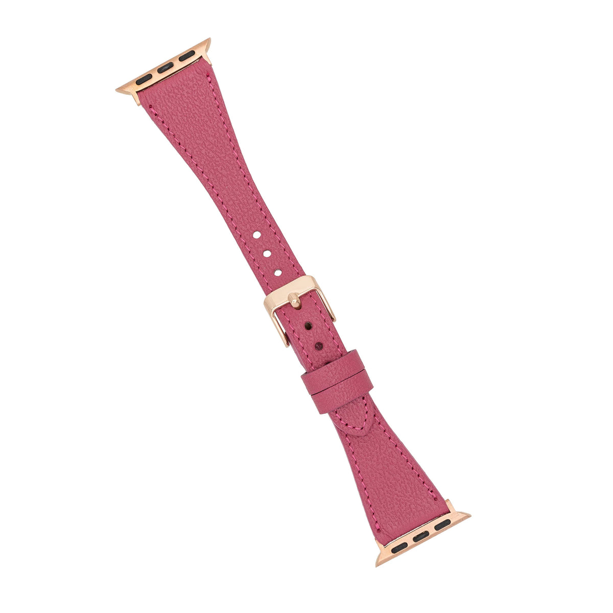 Schmal Lederarmband für Apple Watch aus echtem Leder
