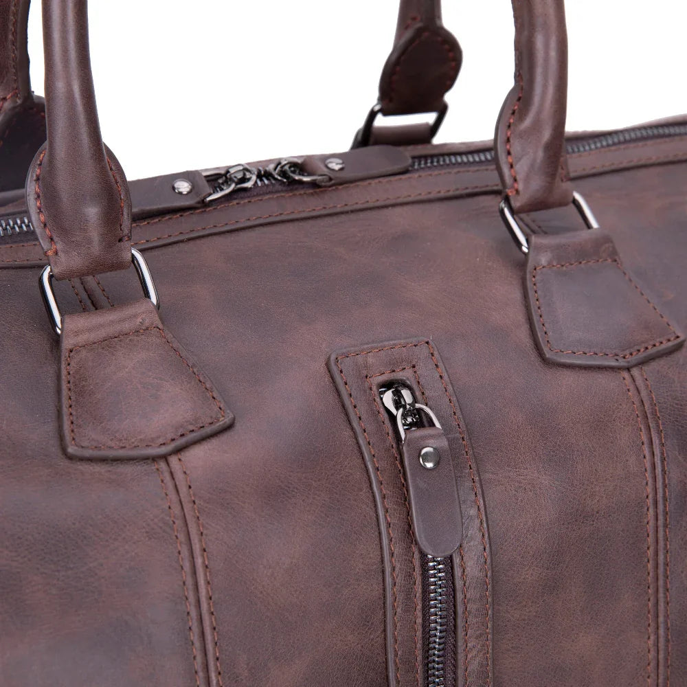 Dolly Wochenend Duffle Weekender aus echtem Leder aus echtem Leder
