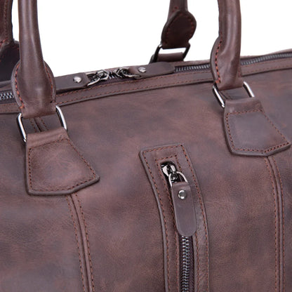 Dolly Wochenend Duffle Weekender aus echtem Leder aus echtem Leder