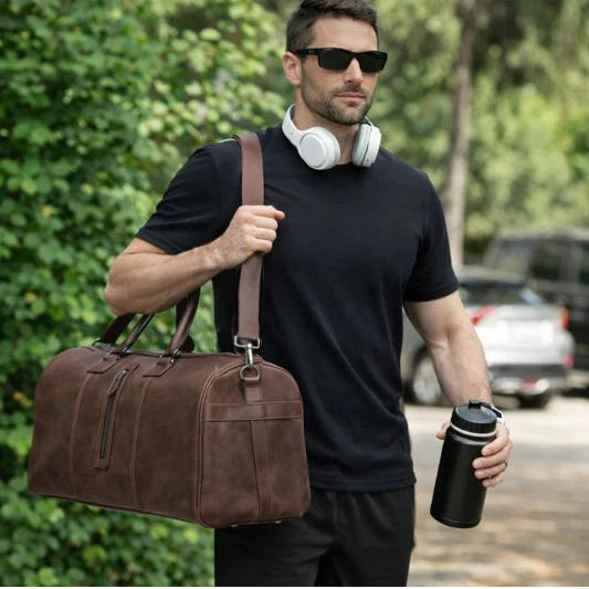 Dolly Wochenend Duffle Weekender aus echtem Leder aus echtem Leder