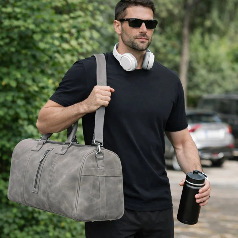 Dolly Wochenend Duffle Weekender aus echtem Leder aus echtem Leder