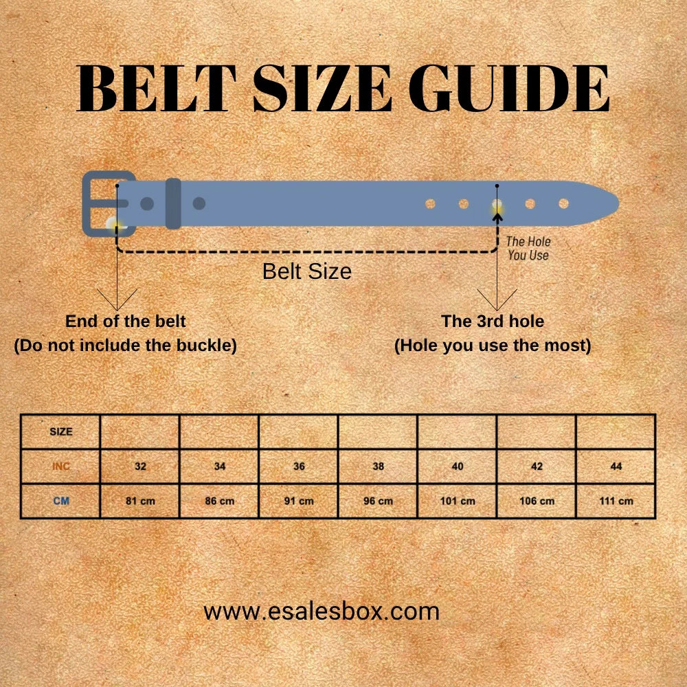 Urban Classic Leather Men's Belt - Tan