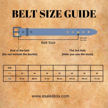 Urban Classic Leather Men's Belt - Tan