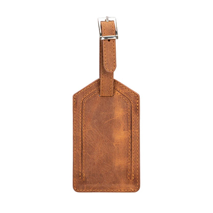 Airconrad Luggage Tag aus echtem Leder aus echtem Leder