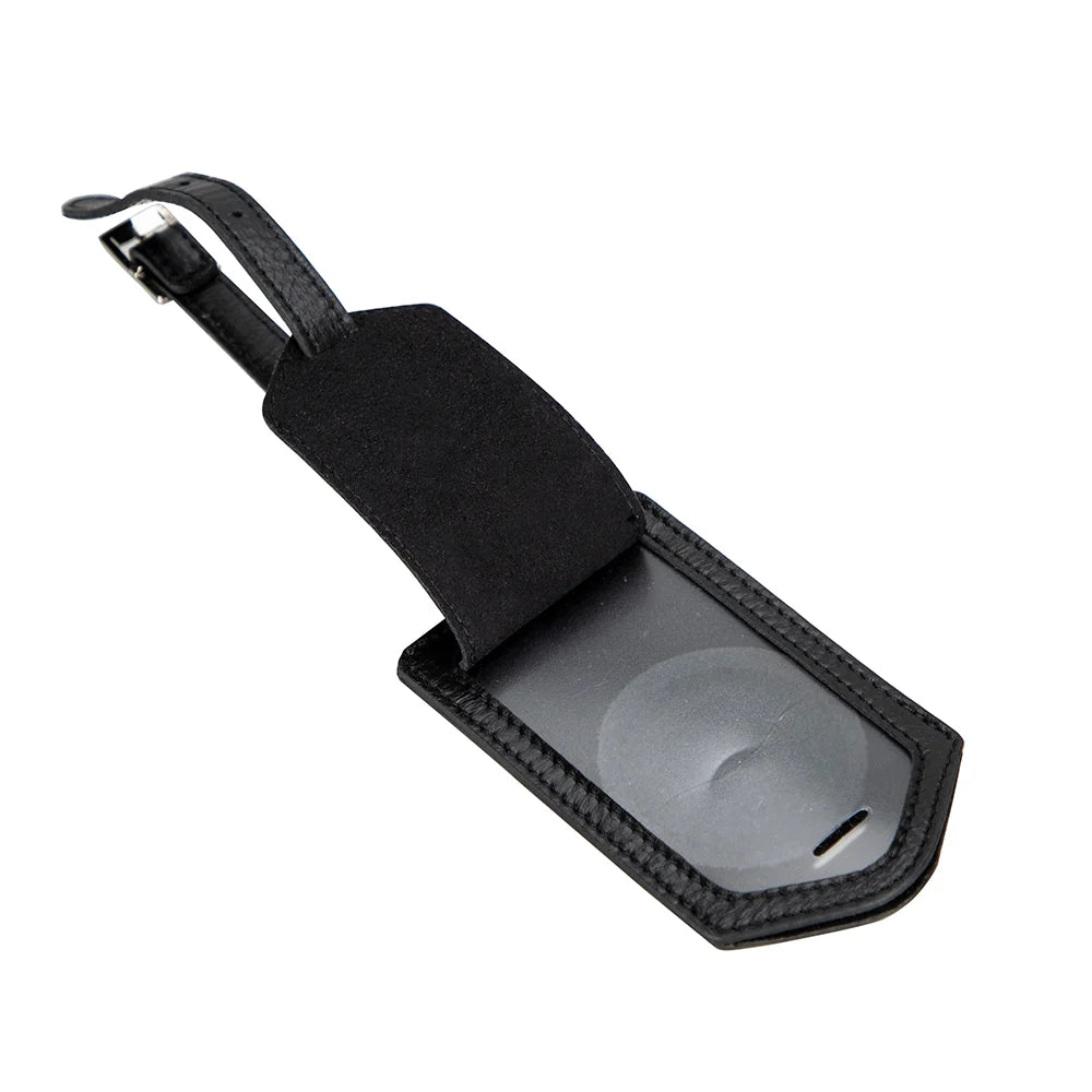 Airconrad Luggage Tag aus echtem Leder aus echtem Leder