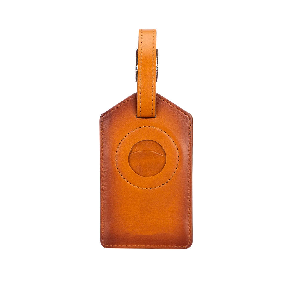 Airconrad Luggage Tag aus echtem Leder aus echtem Leder