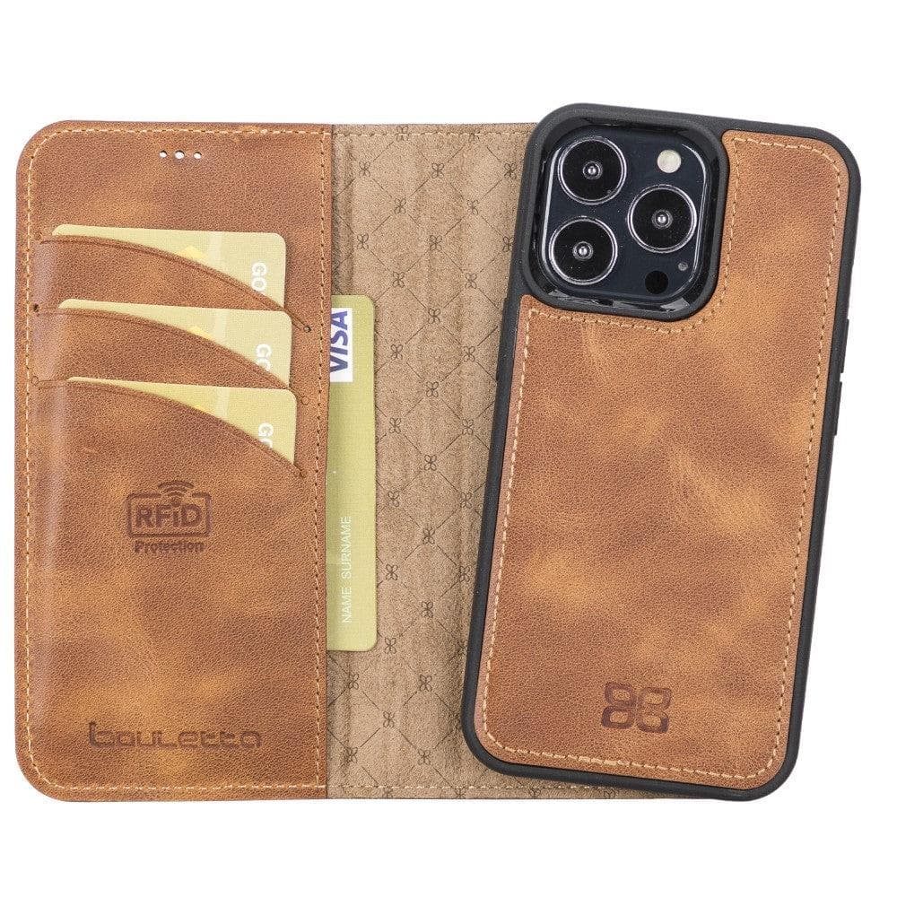 Bouletta Apple iPhone 13 Series Detachable Leather Wallet Case - MW