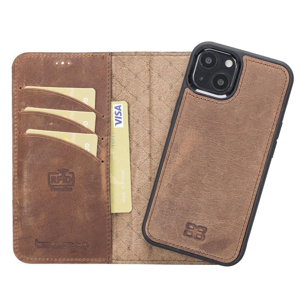 Bouletta Detachable Leather Wallet Case for Apple iPhone 13 Series iPhone 13 Pro Max / Tan