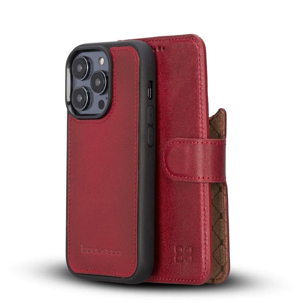 Magic Colorful Abnehmbar Leder Wallet Case für iPhone 14 Plus aus echtem Leder
