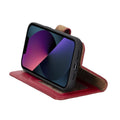 Bouletta Apple iPhone 14 Series Detachable Leather Wallet Case Colorful - MW iPhone 14 Pro Max / Mink