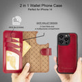 Bouletta Apple iPhone 14 Series Detachable Leather Wallet Case Colorful - MW