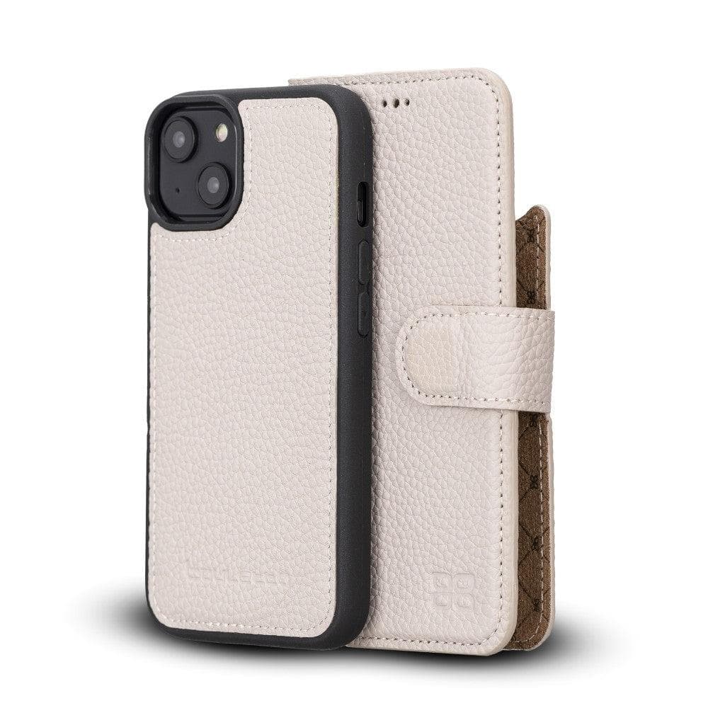 Magic Colorful Abnehmbar Leder Wallet Case für iPhone 14 aus echtem Leder