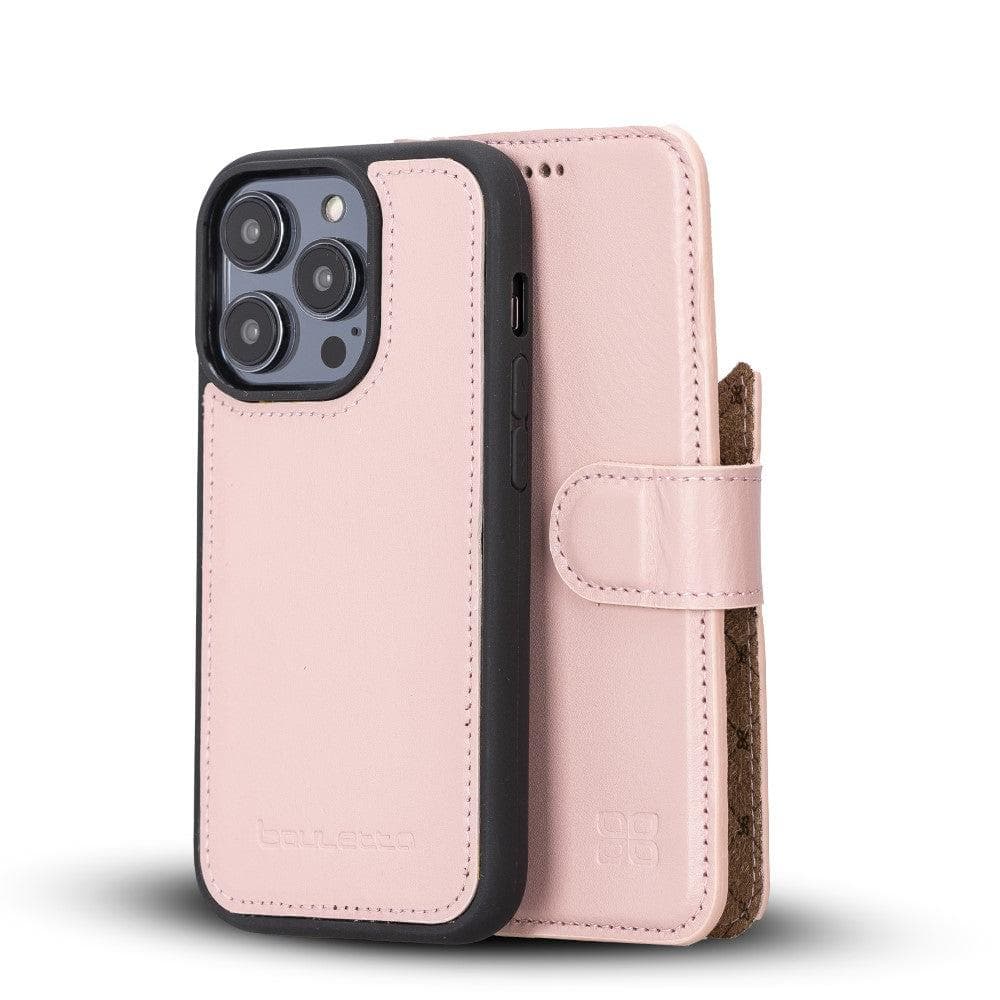 Magic Colorful Abnehmbar Leder Wallet Case für iPhone 14 Pro Max aus echtem Leder