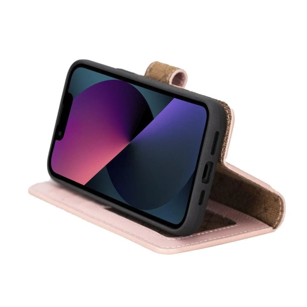 Magic iPhone 14 Colorful Leather Detachable Wallet Case