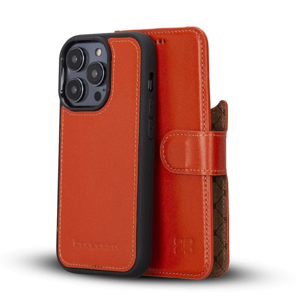 Magic Colorful Abnehmbar Leder Wallet Case für iPhone 14 Pro Max aus echtem Leder
