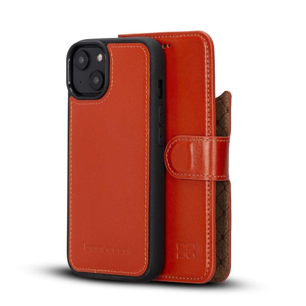 Magic Colorful Abnehmbar Leder Wallet Case für iPhone 14 aus echtem Leder